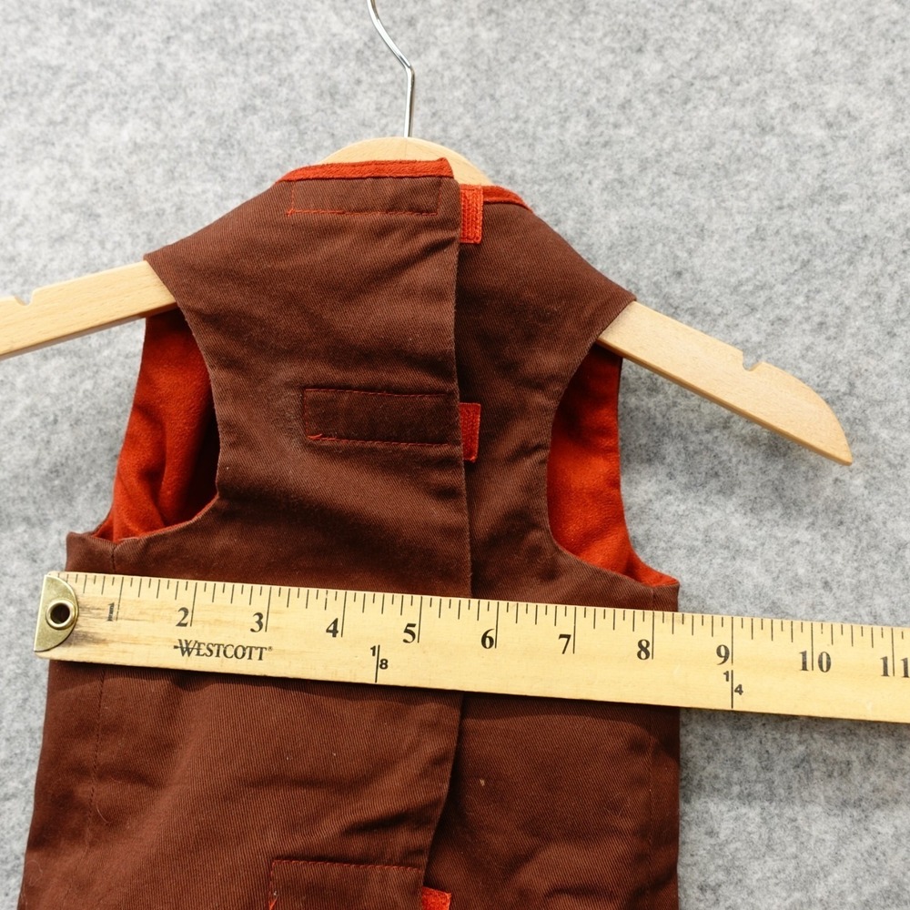 Woolrich Dog Vest Jacket Small Brown Canvas Insulated Hunting Utility Pet Coat - Picture 5 of 12